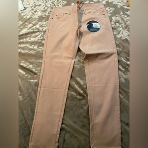Light pink skinny pants , brand new size xl